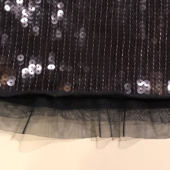 J. CREW NAVY BLUE SEQUIN TANK WITH LACE BOTTOM XS - Picture 8 of 8